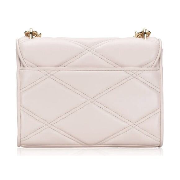 MICHAEL KORS SERENA SHOULDER-CROSSBODY BAG MEDIUM FLAP CONVERTIBLE Powder Blush - Picture 10 of 13